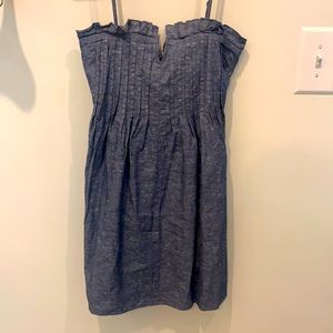 Madewell Pintuck Cami Denim Dress 00 / 4
